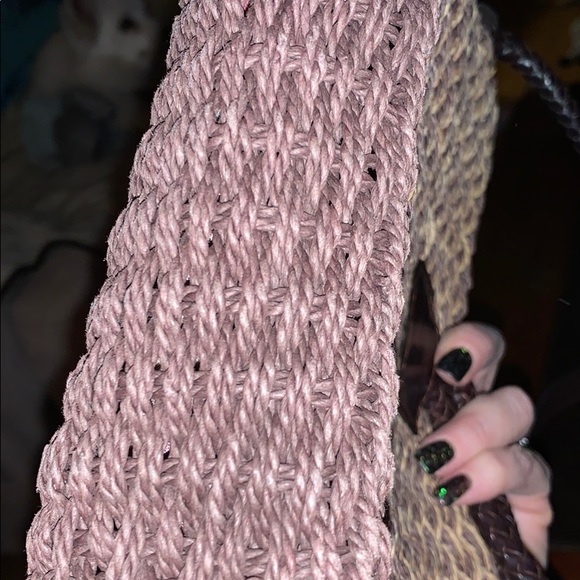 Brighton straw bag purse 9x10.5 - Picture 8 of 11